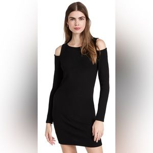 velvet by graham and spencer Linnie cold shoulder knit sweater dress size small